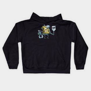 cyborg Sponge bob Kids Hoodie